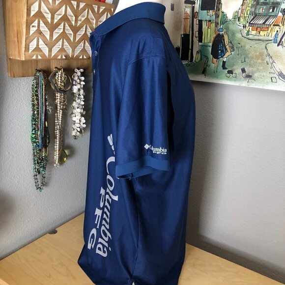 COLUMBIA PFG Vented Polo Shirt - Picture 6 of 10